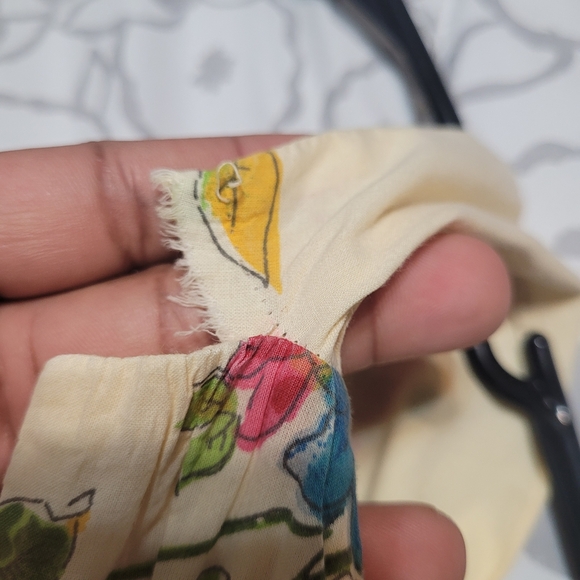 Bila Floral Maxi Dress in Pink and Cream Size M Boho - Picture 5 of 5